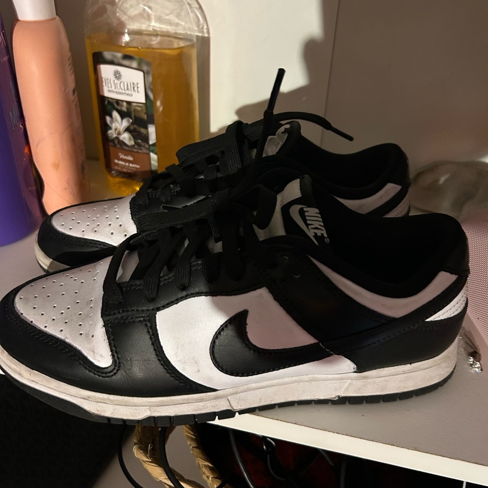 Nike Black and White Low-Top Sneakers